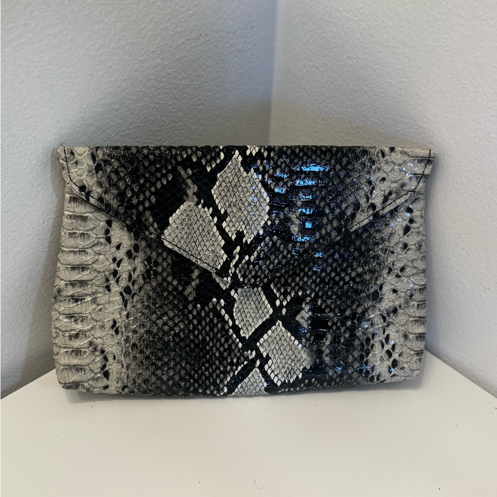 Snakeskin Clutch